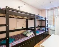 Кровать в общем 4-местном номере Хостел Хостел 1 на Электрозаводской Москва метро Электрозаводская